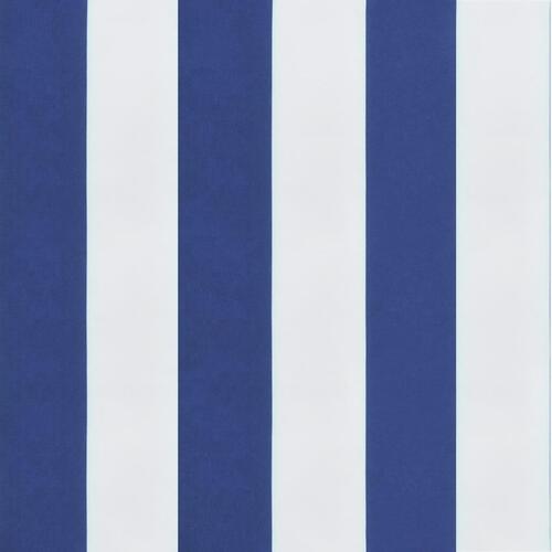 Stolehynder 2 stk. 50x50x7 cm oxfordstof striber blå og hvid