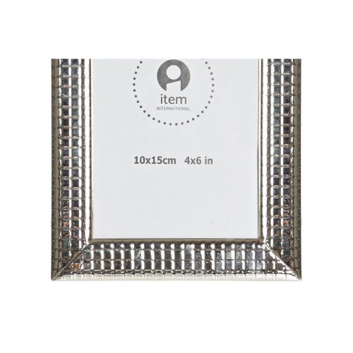 Fotoramme - sølvfarvet metal, Shabby Chic, 12 × 2 × 17 cm