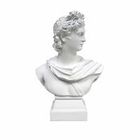 Dekorativ figur Apollo Hvid Neoklassisk 13,7 x 7,5 x 19,5 cm