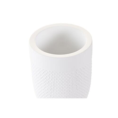 Glas 8 x 8 x 10,5 cm Cement Hvid