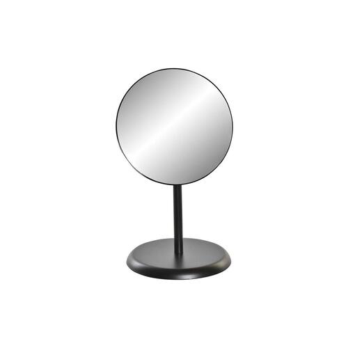 Vægspejl Sort Metal Krystal 16 x 15 x 27,5 cm