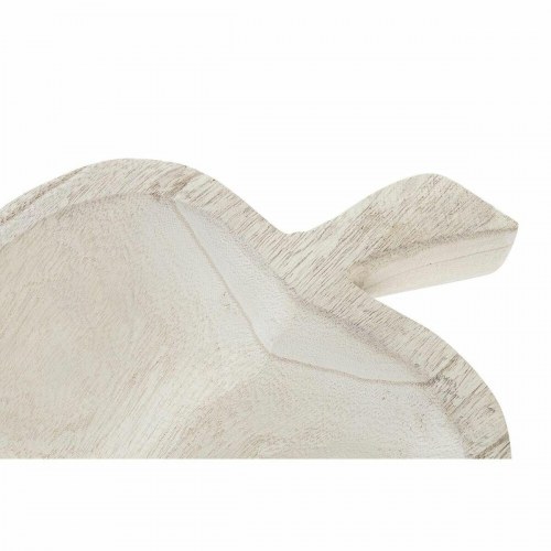 Borddekoration i brun paulownia-træ 28 × 25 × 5 cm