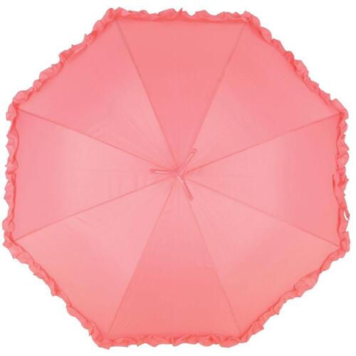 paraply med flæser Flamingo 98 cm lyserød TP203