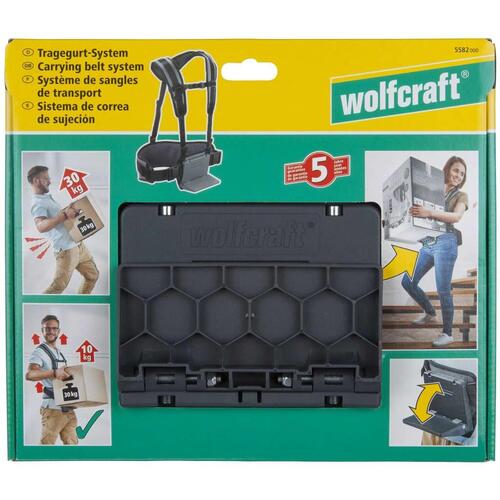 Wolfcraft bæresele sort 5582000