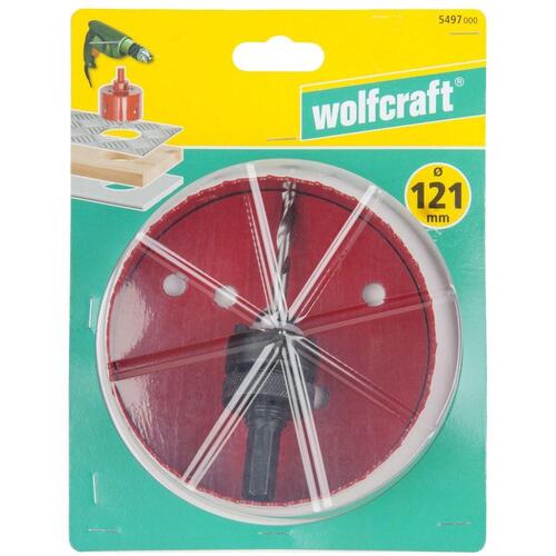 Wolfcraft hulsav 152 mm bi-metal rød 5498000