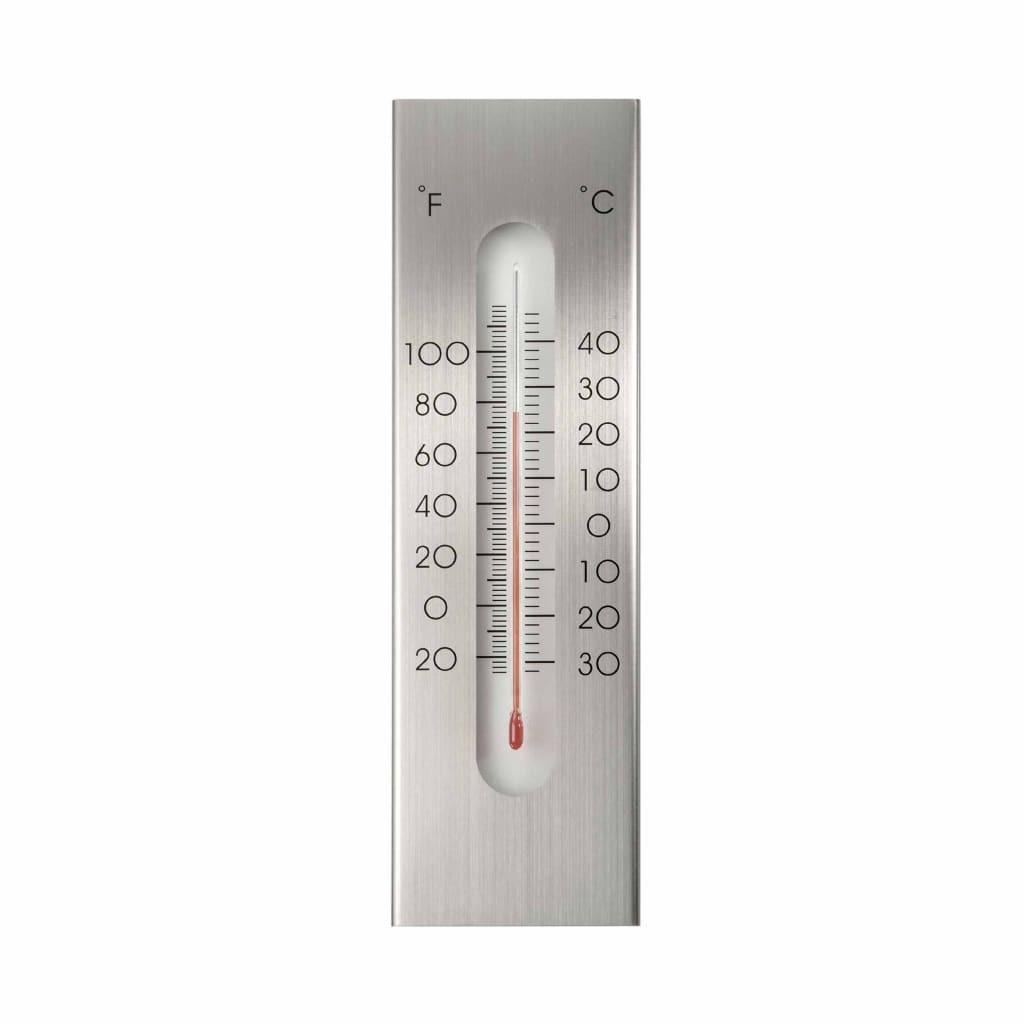 Billede af udendørs vægtermometer aluminium 7 x 1 x 23 cm hos Boligcenter.dk