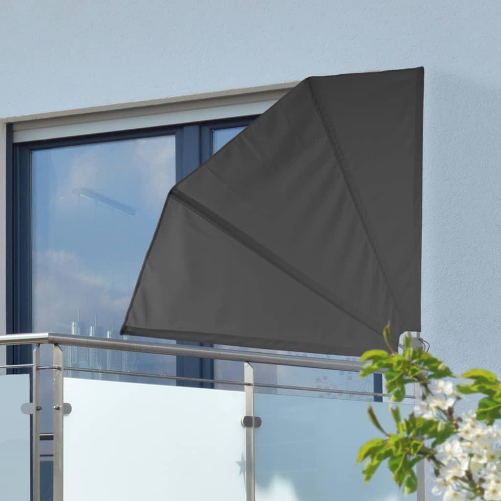 altanafskærmning 1,2 x 1,2 m polyester sort