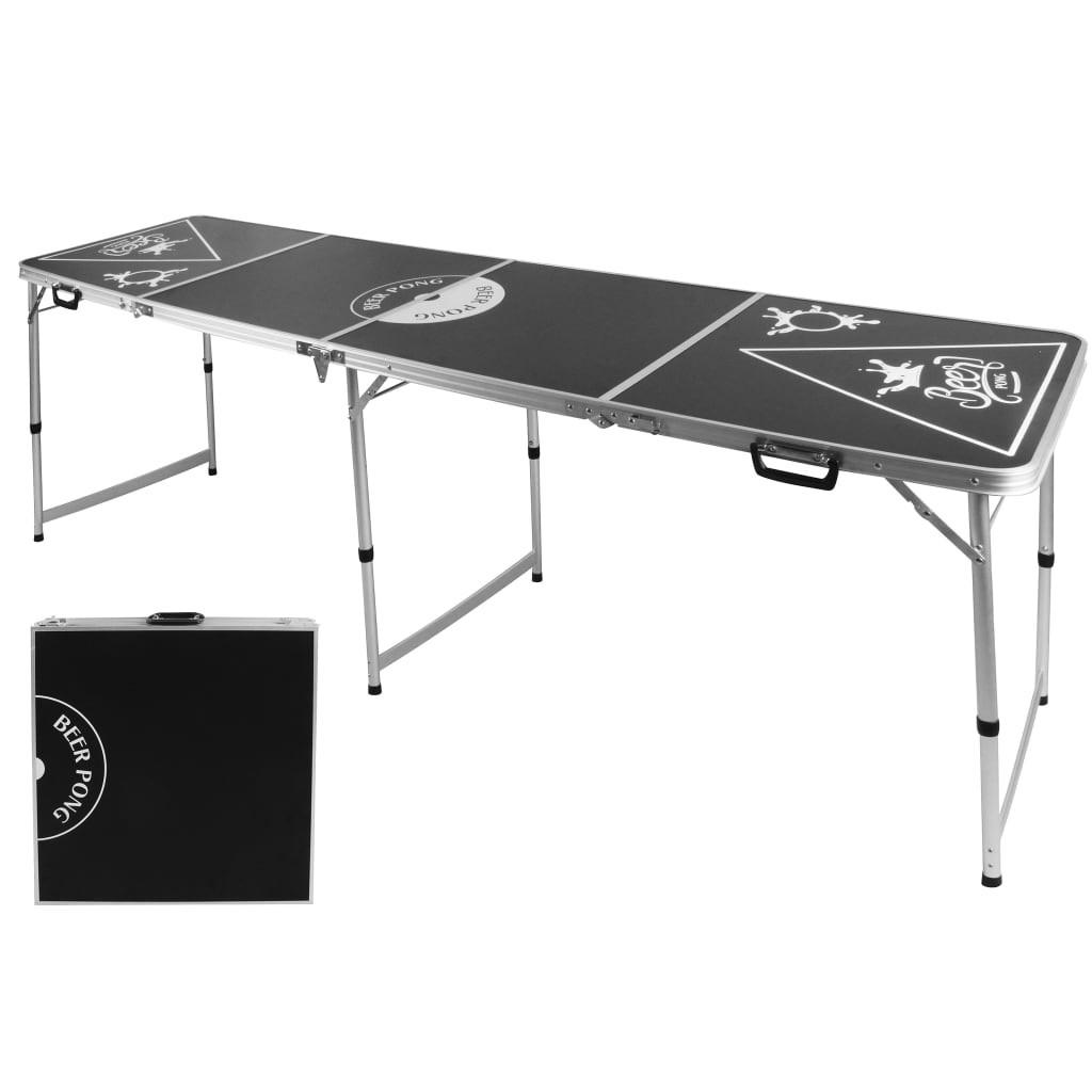 Billede af beer pong-bord højdejusterbart sort hos Boligcenter.dk