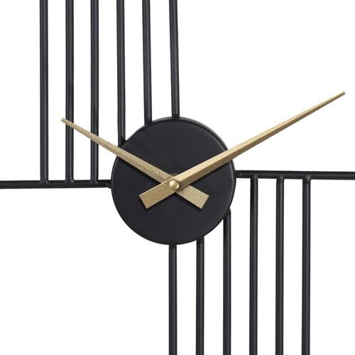 Vægur Sort Metal 60 x 5 x 60 cm