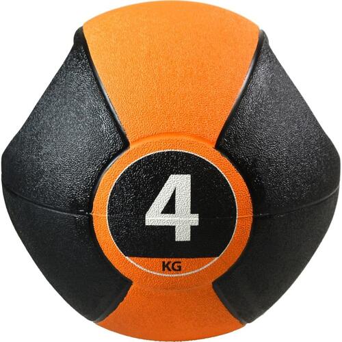 medicinbold med håndtag 4 kg orange