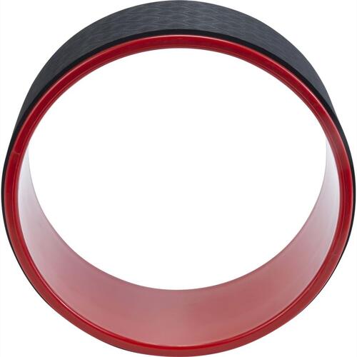 yogahjul 30 cm sort og rød