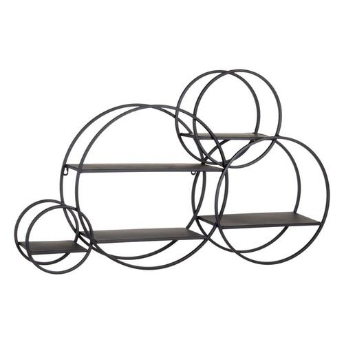 Hylder 84 x 13 x 54 cm Sort Metal DMF