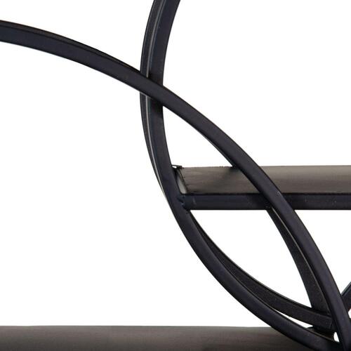 Hylder 84 x 13 x 54 cm Sort Metal DMF