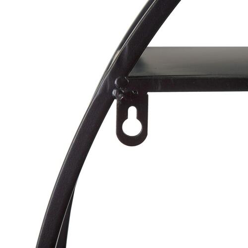 Hylder 84 x 13 x 54 cm Sort Metal DMF