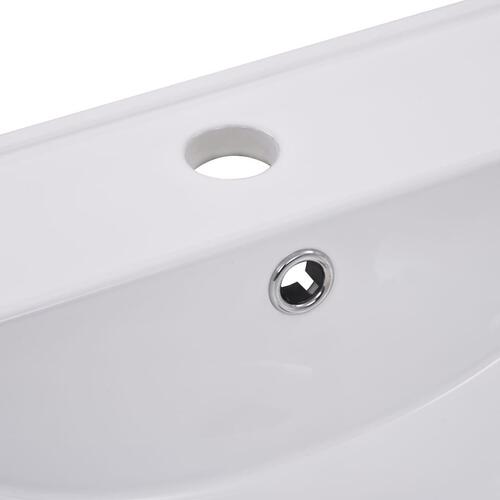 Indbygget håndvask 60,5 x 46,3 x 17,5 cm keramisk hvid