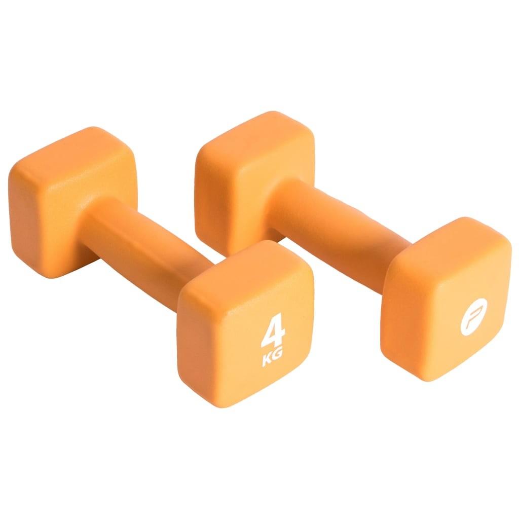 Billede af håndvægtsæt 2 x 4 kg neopren orange