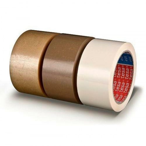 TESA Standard emballagetape - gennemsigtig PVC, 50 mm x 66 m, 6 ruller