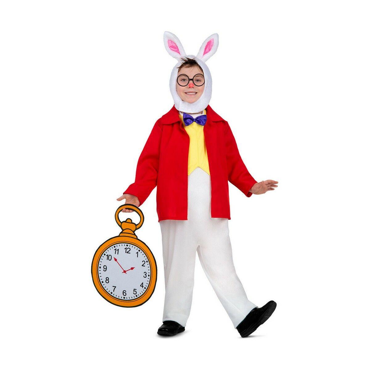 Kostume til børn Kanin (3 Dele) 5-6 år