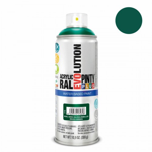 Spraymaling vandbaseret Pintyplus Evolution RAL 6005 Moss Green 400 ml