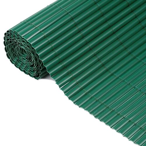 haveskærm enkeltsidet 1 x 3 m PVC grøn