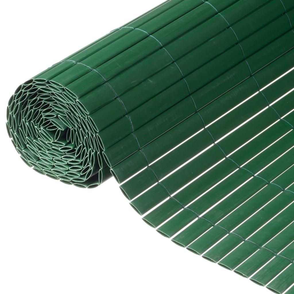 haveskærm dobbeltsidet 1,5 x 3 m PVC grøn