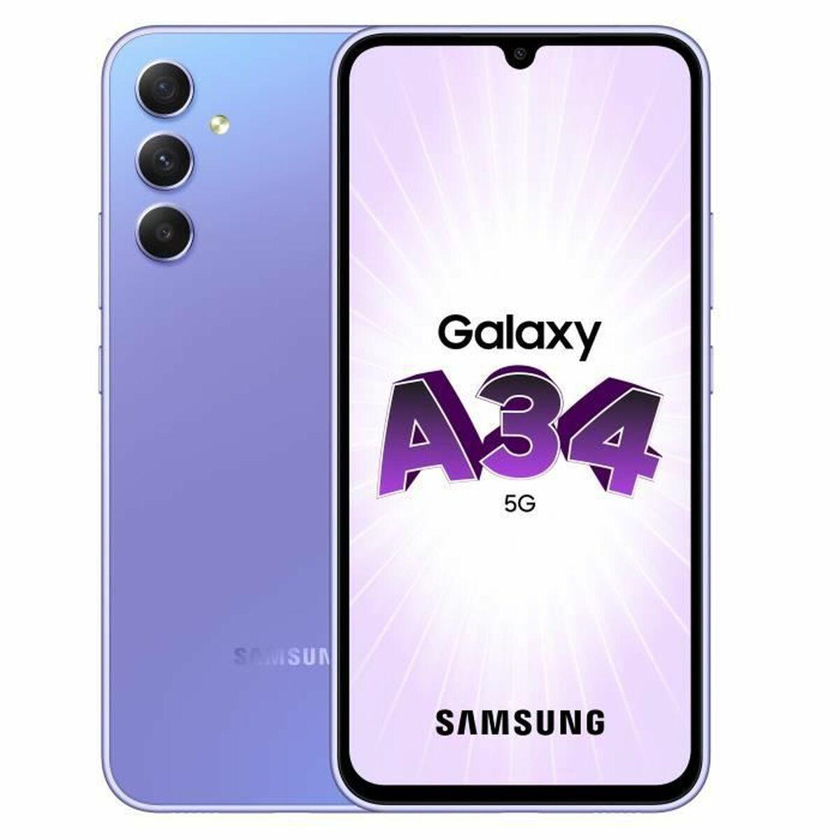 Smartphone Samsung A34 5G 6,6" 128 GB Lilla Violet 128 GB 6 GB RAM