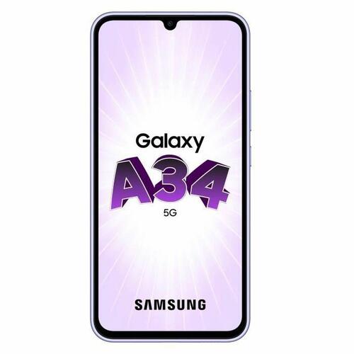 Smartphone Samsung A34 5G 6,6" 128 GB Lilla Violet 128 GB 6 GB RAM