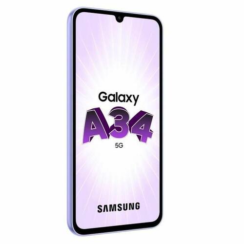 Smartphone Samsung A34 5G 6,6" 128 GB Lilla Violet 128 GB 6 GB RAM