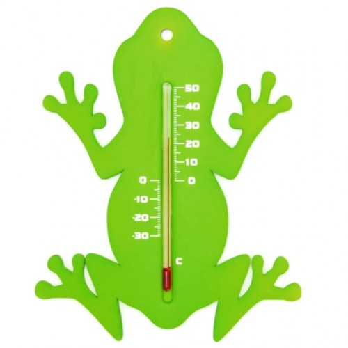 Nature udendørs vægtermometer frøfacon grøn