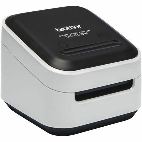 Etiketprinter Brother VC-500WCR med farve, Wi‑Fi og USB (bredde > 50 mm)