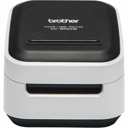 Etiketprinter Brother VC-500WCR med farve, Wi‑Fi og USB (bredde > 50 mm)