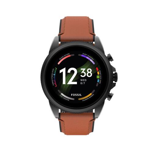 Smartwatch Fossil FTW4062 Sort Brun 1,28"