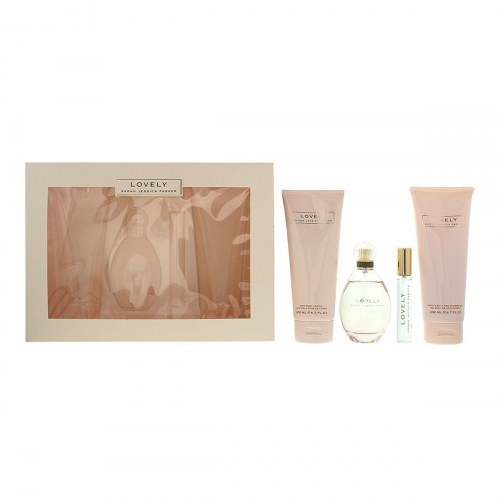 Sarah Jessica Parker Lovely - parfume gavesæt til kvinder (4 dele)