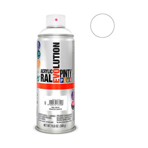 Spraymaling Pintyplus Evolution RAL 9016 400 ml Traffic White