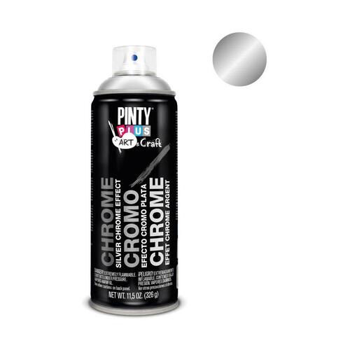Spraymaling Pintyplus Art & Craft C150 Krom 400 ml Sølvfarvet