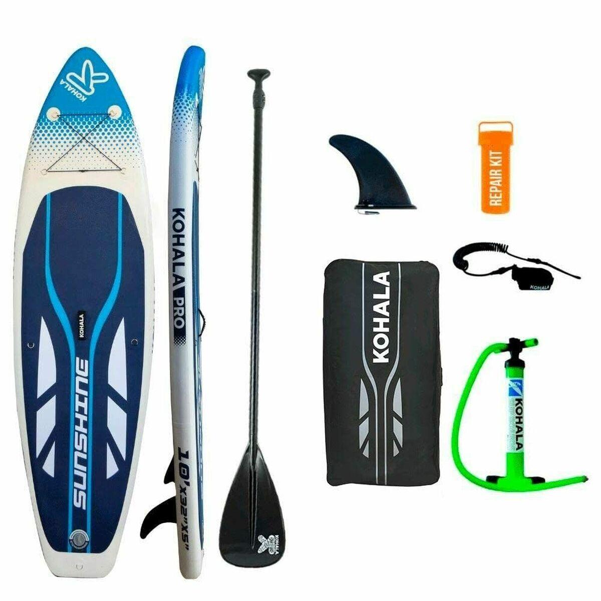 Oppustelige Paddle Surf Board Med Tilbehør Kohala Sunshine Hvid 305