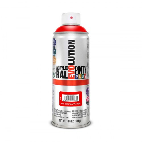 Spraymaling Pintyplus Evolution RAL 3020 Traffic Red 400 ml