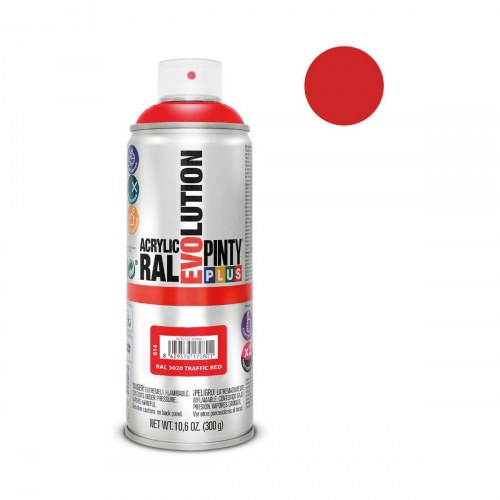 Spraymaling Pintyplus Evolution RAL 3020 Traffic Red 400 ml