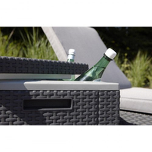 Havebord sidebord Allibert by Keter Ice Cube 42 × 42 × 41 cm - grå
