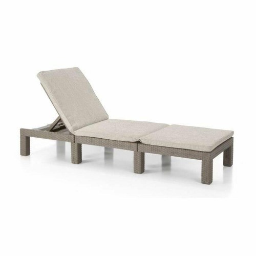 Solstol Allibert by Keter Daytona - beige, 195 × 65 × 25,5 cm