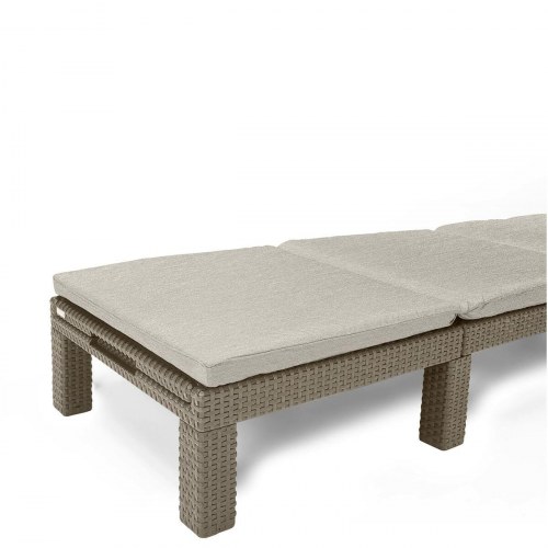 Solstol Allibert by Keter Daytona - beige, 195 × 65 × 25,5 cm