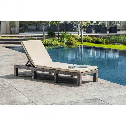 Solstol Allibert by Keter Daytona - beige, 195 × 65 × 25,5 cm
