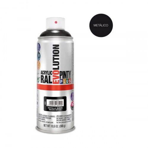 Spraymaling - Pintyplus Evolution metallic sort 400 ml