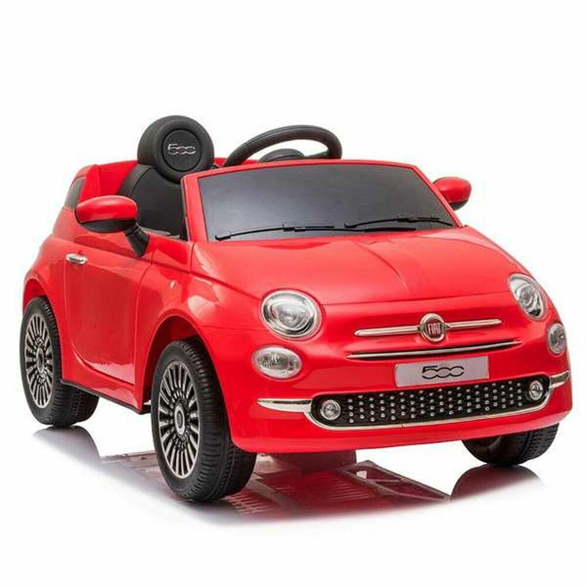El-bil til børn Fiat 500 113 x 67,5 x 53 cm MP3 Rød 30 W 6 V Med fjernbetjening