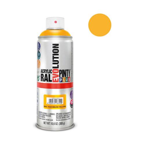 Spraymaling Pintyplus Evolution RAL 1028 400 ml Melon Yellow