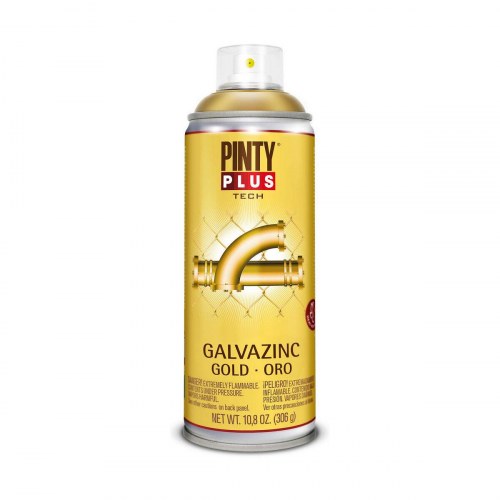 Spraymaling guld - Pintyplus Tech Galvazinc G151 400 ml