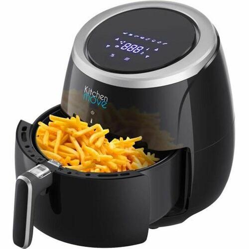 Airfryer Kitchen Move BAT-25A 2000 W 2000 W 6,4 L Sort