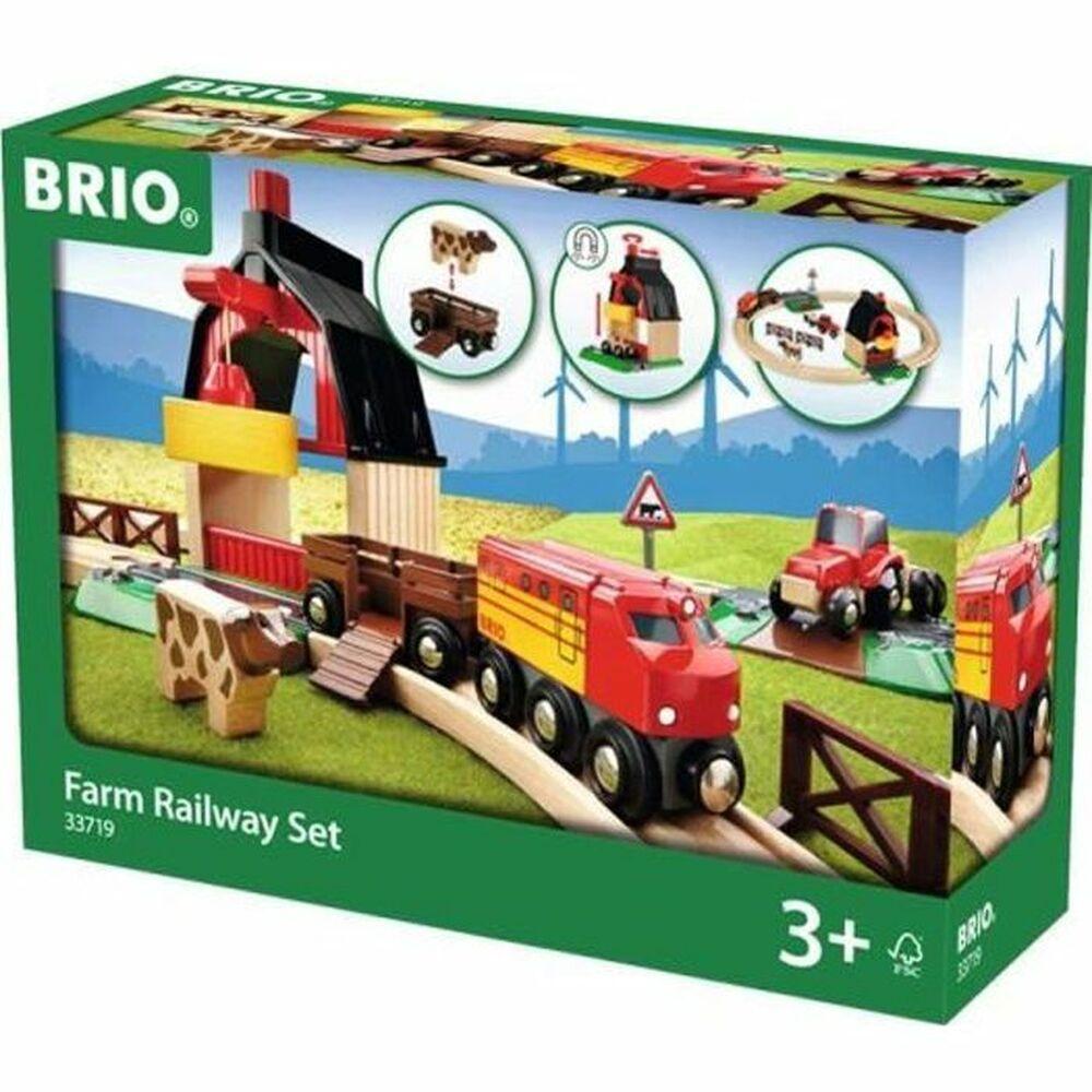Togspor Brio Farm Railway Set til kreative børn 3+ år