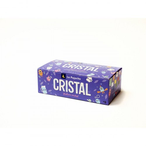 La Pajarita Tempera Crystal - 6 dele, multifarvet