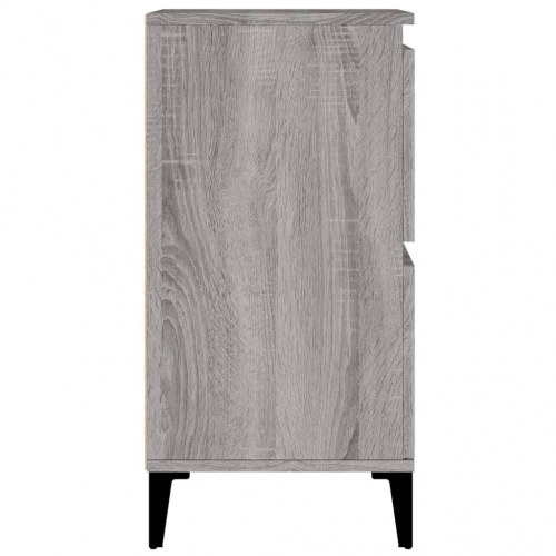 Skænk med 4 låger 60 x 35 x 70 cm - grå sonoma-eg
